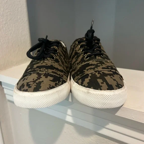 Gram Vz Low Top Shoe Camo Green Black Womens Size 9 Mens 7 EU 40 - Picture 7 of 10